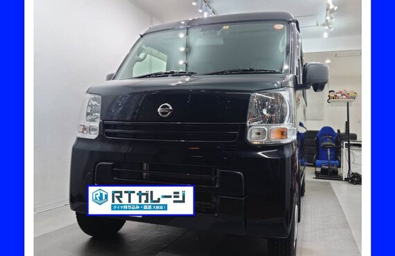 日産　クリッパーバン　１２インチ　持ち込みスタッドレスタイヤ交換は大阪の経験豊富なRTガレージにお任せください。