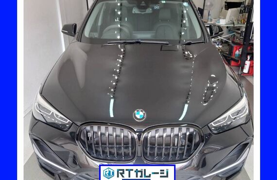 BMW　X1　Lサイズ　カーコーティングのクリスタルキーパーは大阪のRTガレージにお任せください。