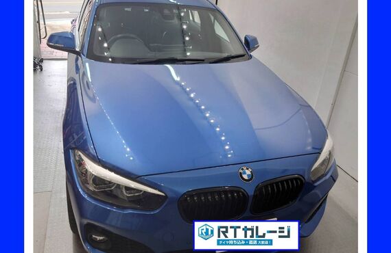BMW　118d　１7インチ　持ち込み　タイヤ交換は大阪の経験豊富なRTガレージにお任せください。