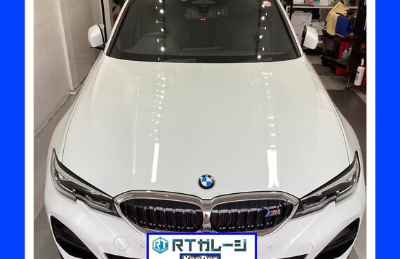 BMW　320d　Lサイズ　カーコーティングのクリスタルキーパーは大阪のRTガレージにお任せください。