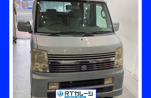 スズキ　エブリィワゴン　１４インチ　持ち込み　タイヤ交換は大阪の経験豊富なRTガレージにお任せください。