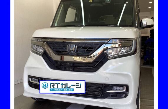 ホンダ　N-BOX　１６インチ　持ち込み　タイヤ交換は大阪の経験豊富なRTガレージにお任せください。