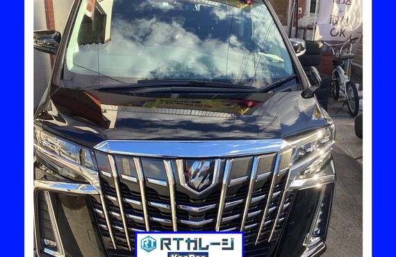 トヨタ　アルファード　LLサイズ　KeePerの手洗い洗車は大阪のRTガレージにお任せください。