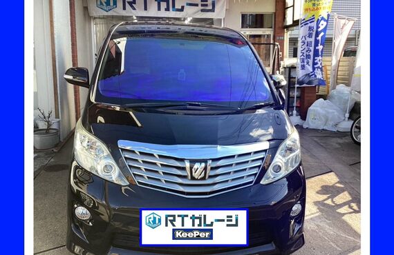 トヨタ　アルファード　LLサイズ　KeePerの手洗い洗車は大阪のRTガレージにお任せください。