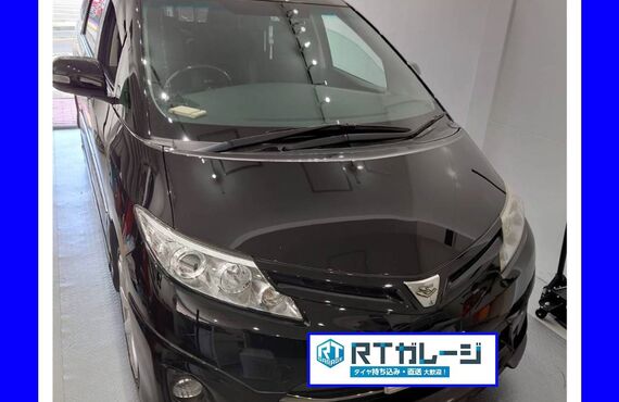 トヨタ　エスティマ　スタッドレスタイヤ脱着交換は東大阪の経験豊富なRTガレージにお任せください。